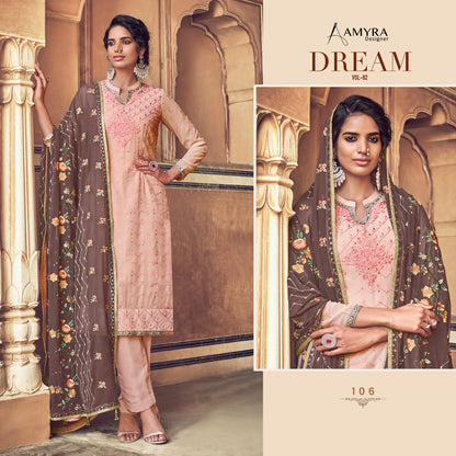 Dream Vol 2 Amyra Designer Georgette Pant Style Suits