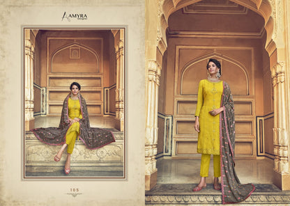 Dream Vol 2 Amyra Designer Georgette Pant Style Suits