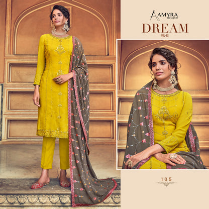 Dream Vol 2 Amyra Designer Georgette Pant Style Suits