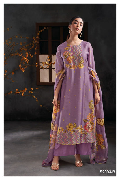 Drew 2093 Ganga Silk Plazzo Style Suits