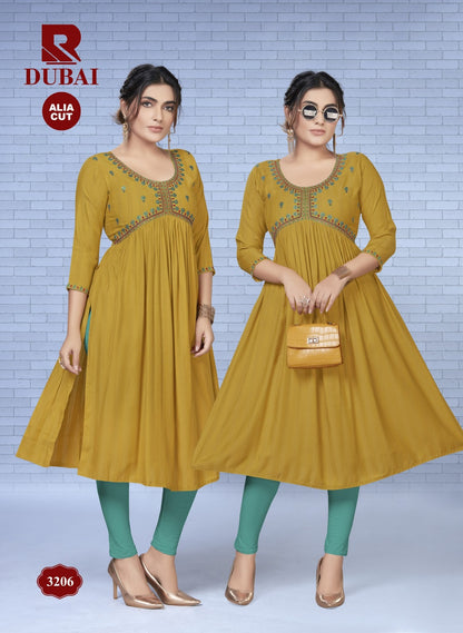 Dubai Raashi Rayon Kurtis