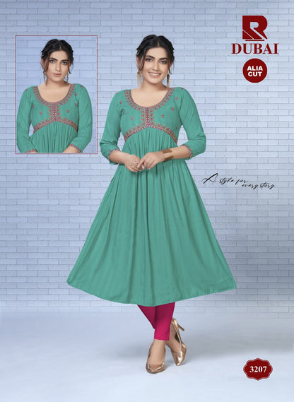 Dubai Raashi Rayon Kurtis