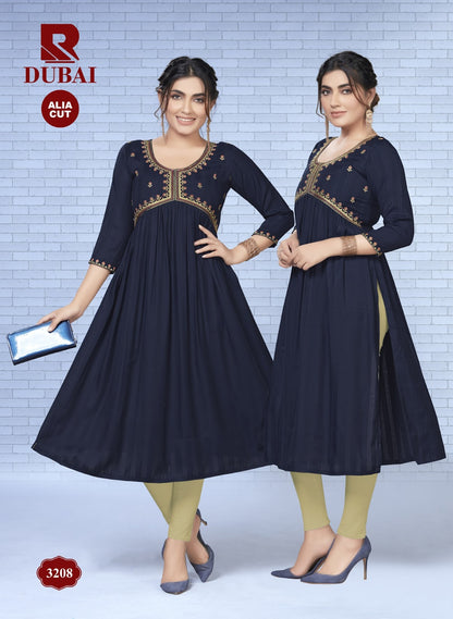 Dubai Raashi Rayon Kurtis