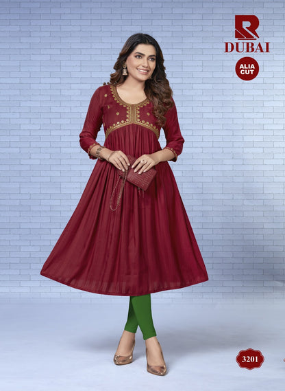 Dubai Raashi Rayon Kurtis