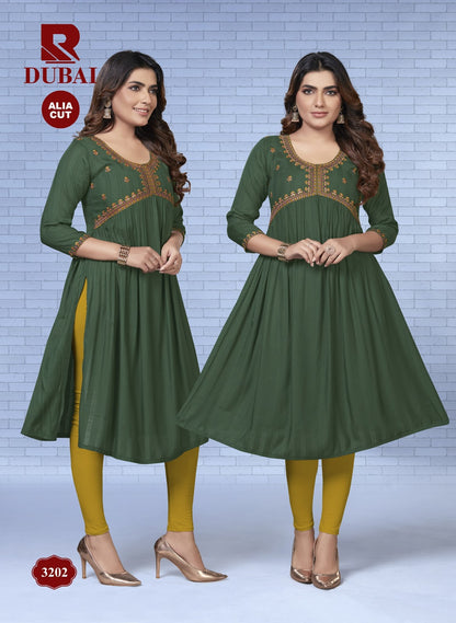 Dubai Raashi Rayon Kurtis
