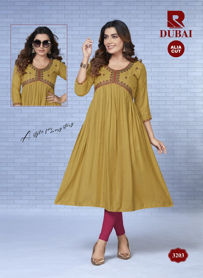Dubai Raashi Rayon Kurtis