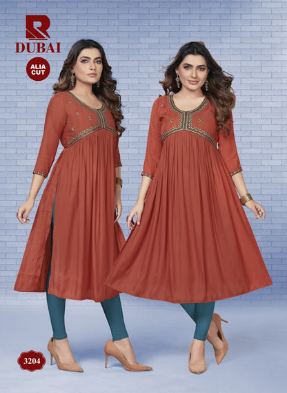 Dubai Raashi Rayon Kurtis