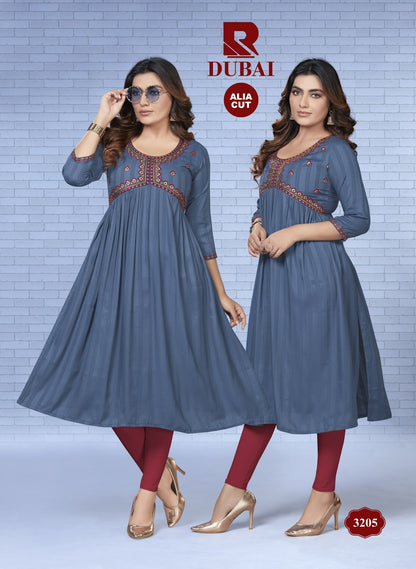 Dubai Raashi Rayon Kurtis