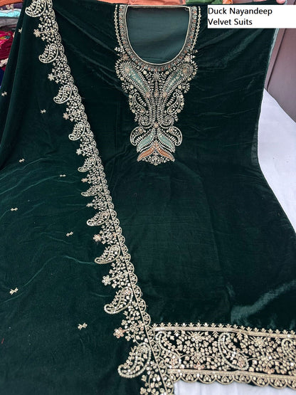 Duck Nayandeep Velvet Suits