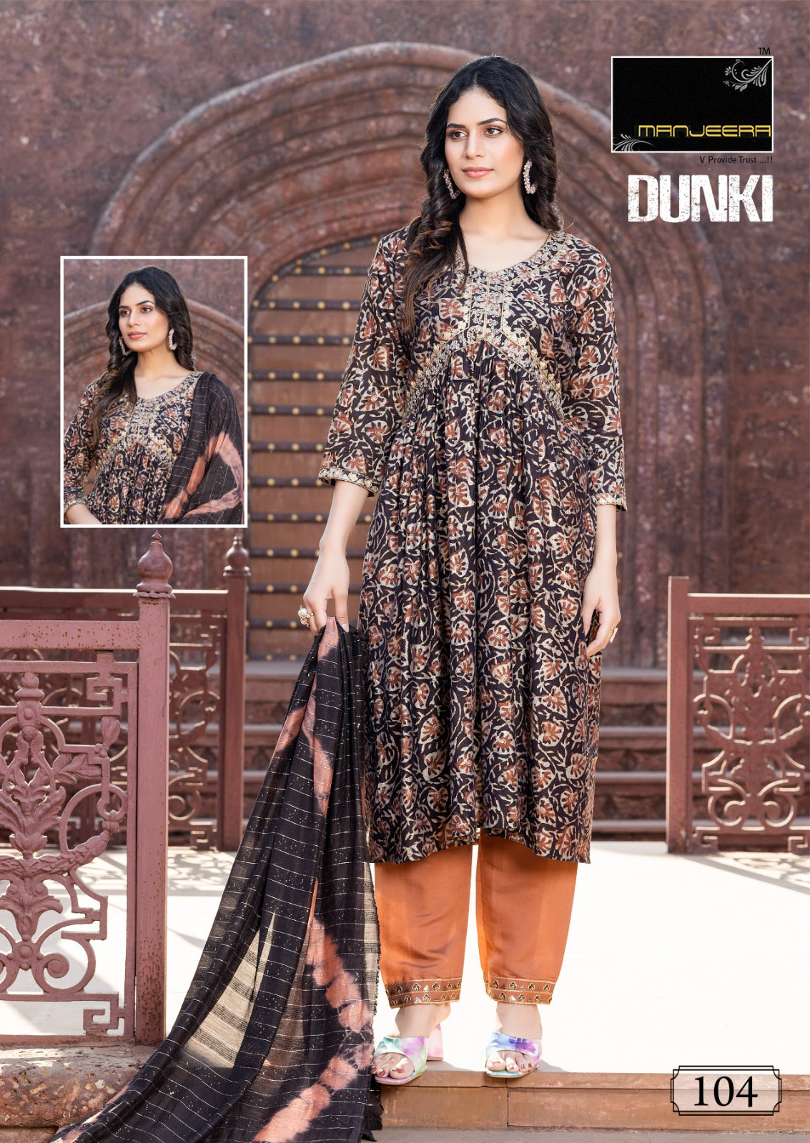 Dunki Manjeera Modal Readymade Pant Style Suits