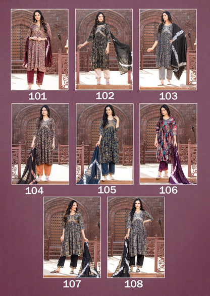 Dunki Manjeera Modal Readymade Pant Style Suits