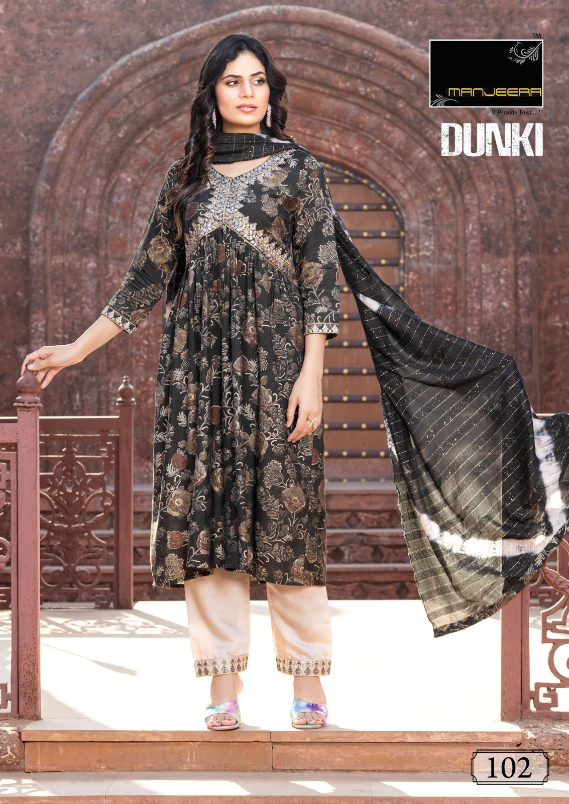 Dunki Manjeera Modal Readymade Pant Style Suits