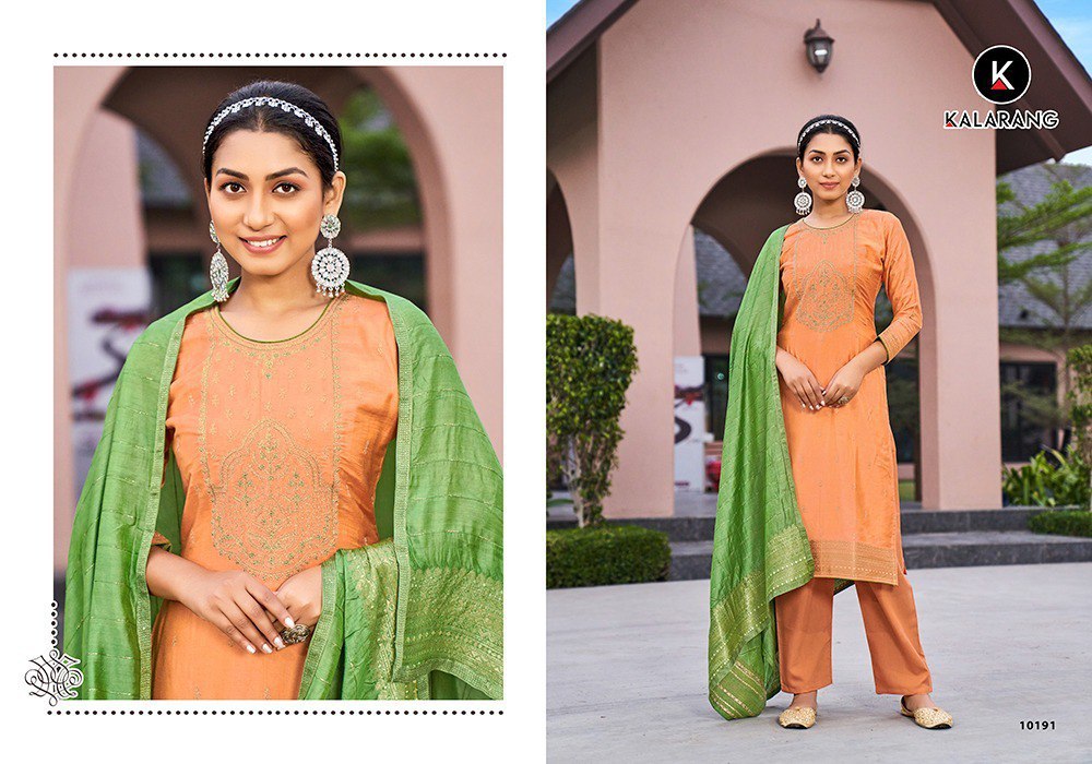 Durva Kalarang Muslin Plazzo Style Suits