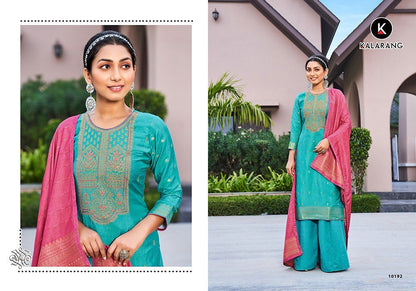 Durva Kalarang Muslin Plazzo Style Suits