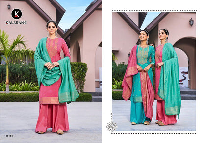 Durva Kalarang Muslin Plazzo Style Suits