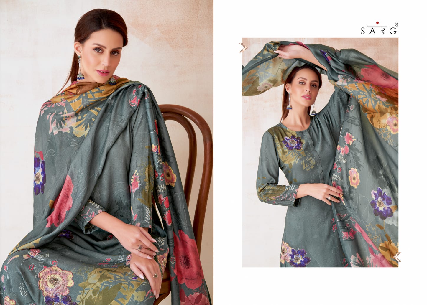 Eco Sarg Twill Pashmina Suits