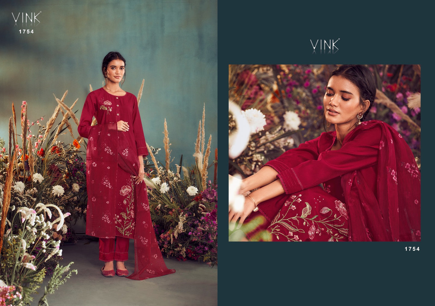 Ehsaas Vink Viscose Readymade Pant Style Suits