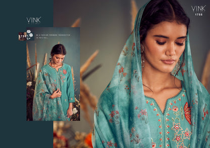 Ehsaas Vink Viscose Readymade Pant Style Suits