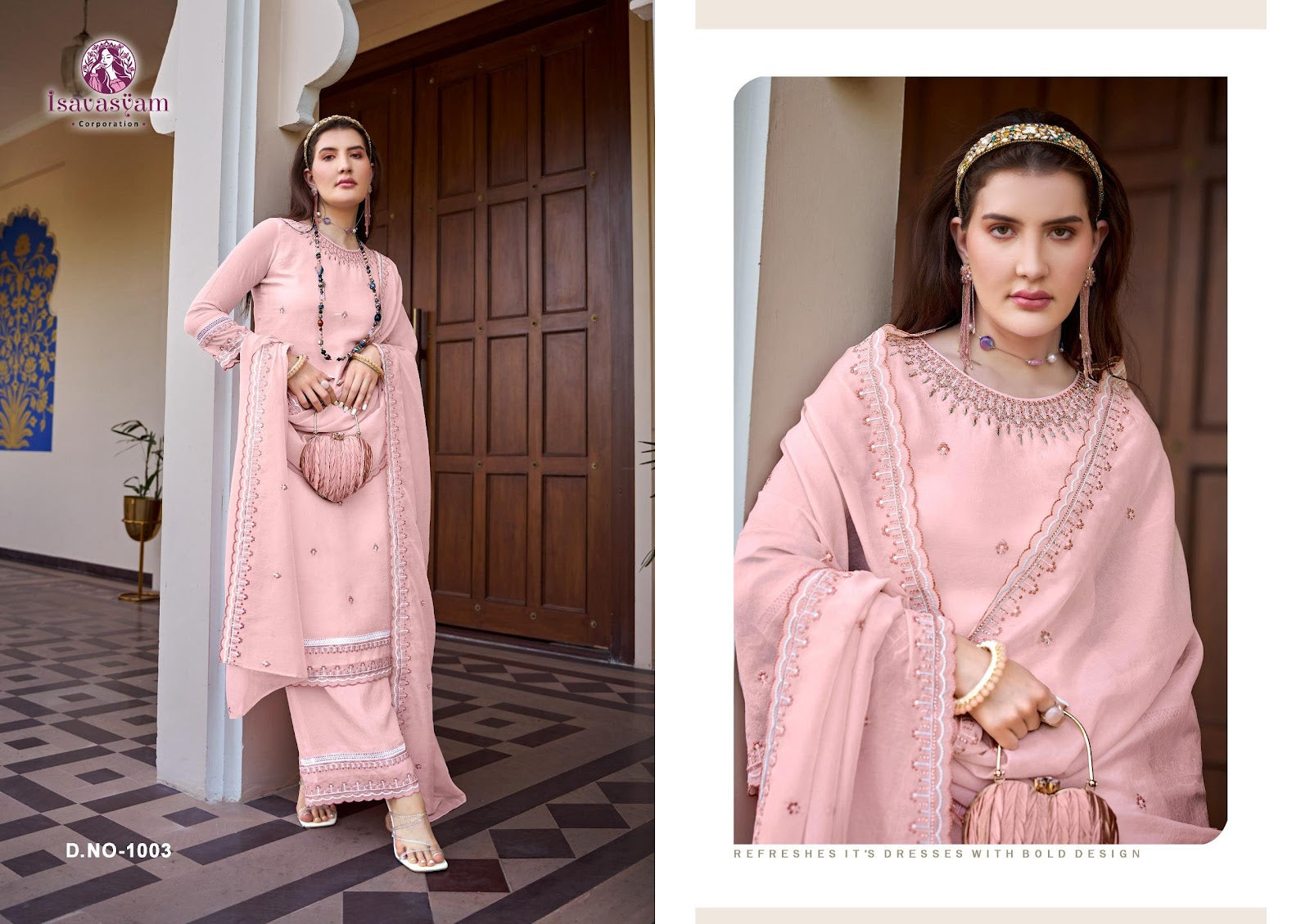 Eid Isavasyam Dola Readymade Plazzo Style Suits