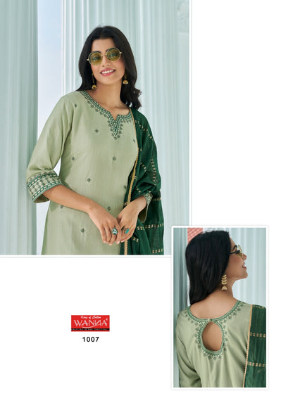 Ekaya Wanna Viscose Readymade Pant Style Suits