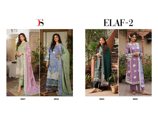 Elaf-2 Deepsy Rayon Cotton Pakistani Salwar Suits