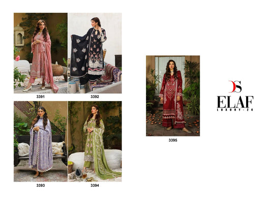 Elaf Luxury-24 Deepsy Rayon Cotton Pakistani Salwar Suits