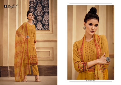 Elahi Zulfat Designer Pashmina Suits