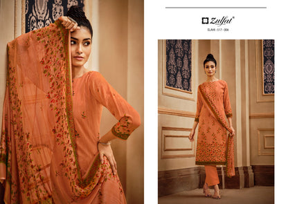Elahi Zulfat Designer Pashmina Suits