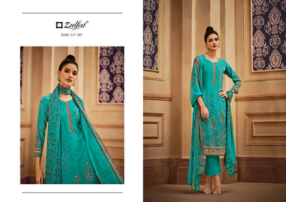 Elahi Zulfat Designer Pashmina Suits