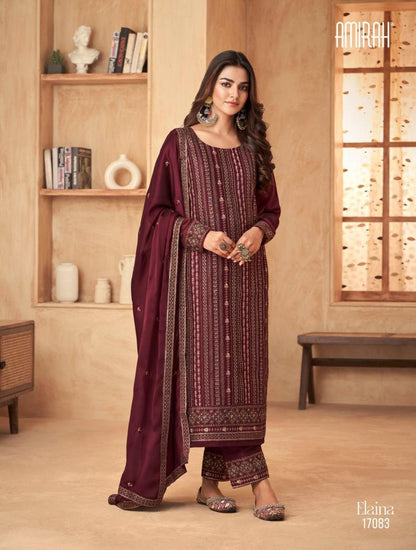 Elaina Amirah Silk Pant Style Suits