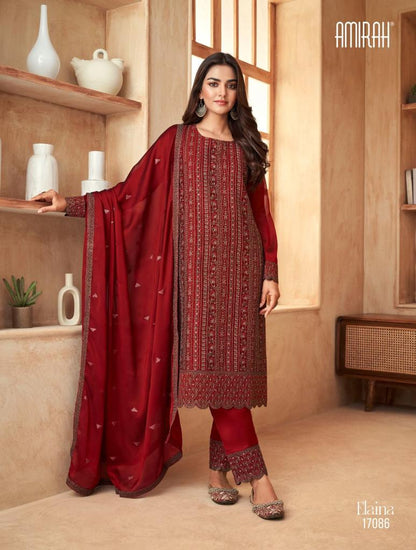 Elaina Amirah Silk Pant Style Suits