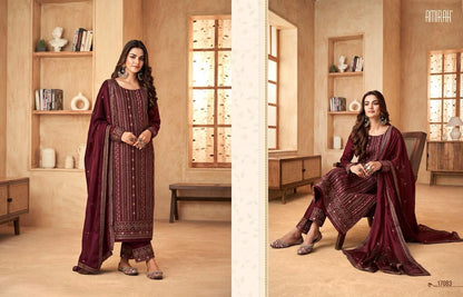 Elaina Amirah Silk Pant Style Suits