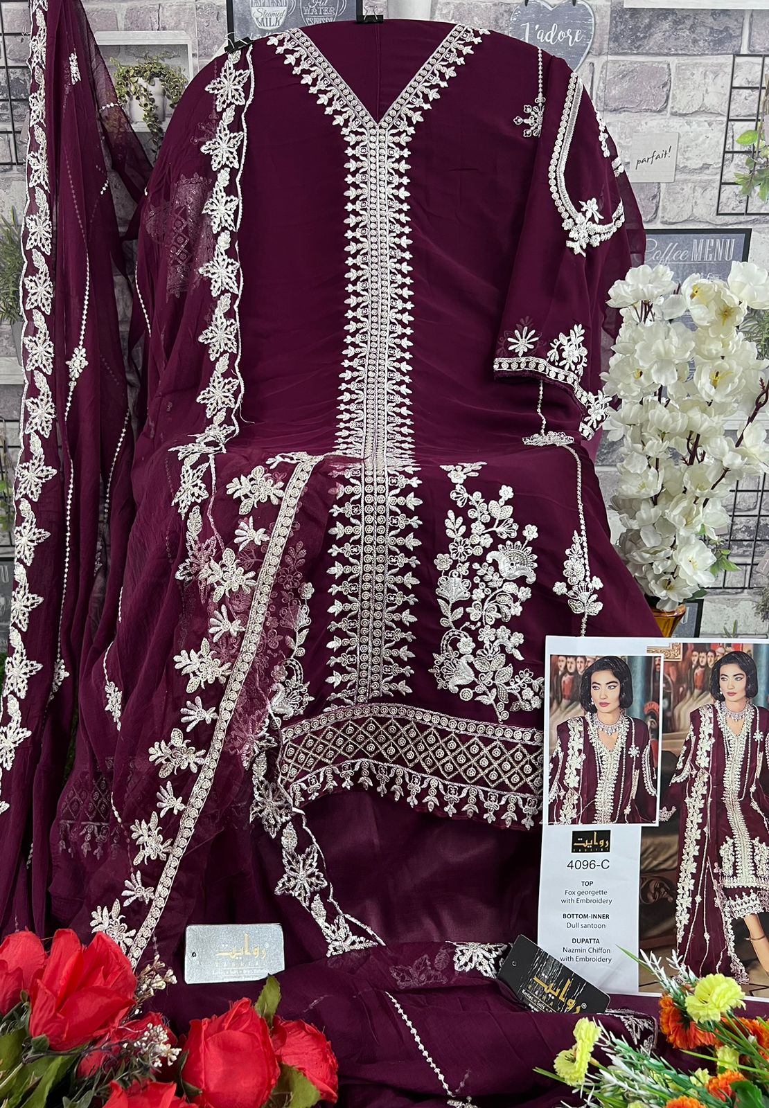 Elan Colors Vol 9 Rawayat Georgette Pakistani Salwar Suits