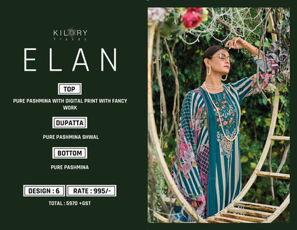 Elan Kilory Pashmina Suits