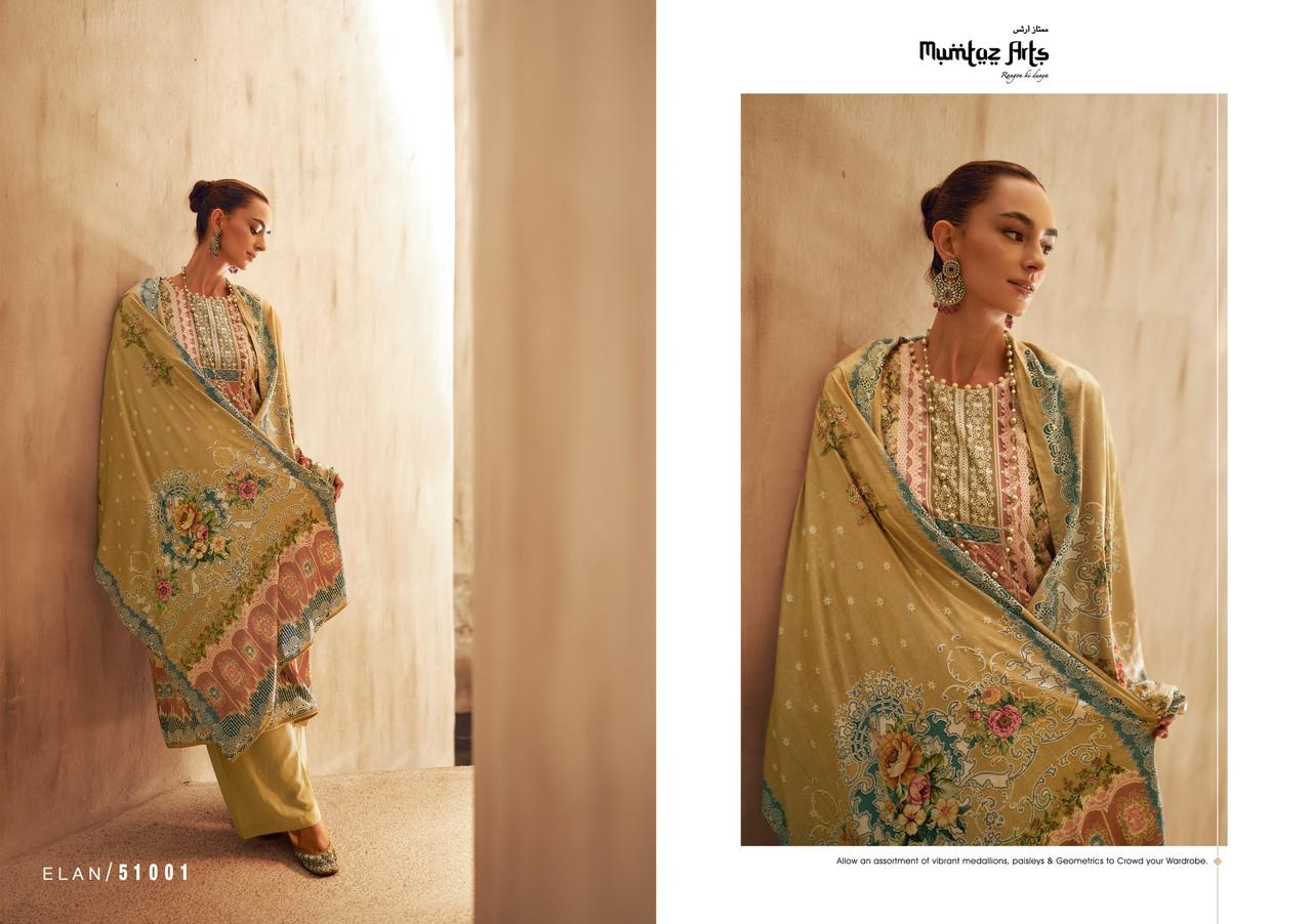 Elan Mumtaz Arts Velvet Suits