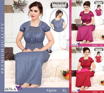 Elastic-2002 Shivani Night Gowns