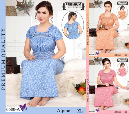 Elastic-2002 Shivani Night Gowns