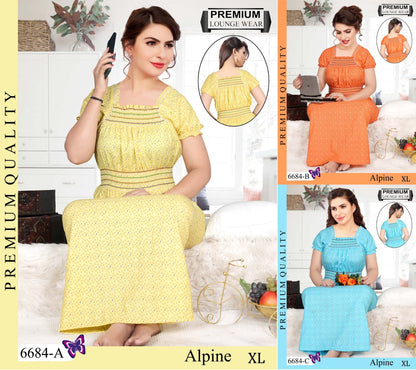 Elastic-2002 Shivani Night Gowns