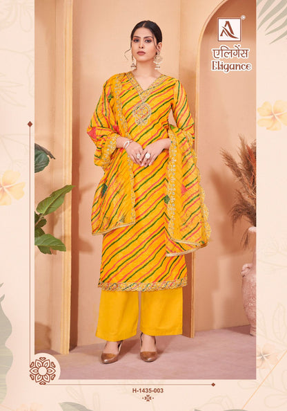 Eligance Alok Organza Pant Style Suits