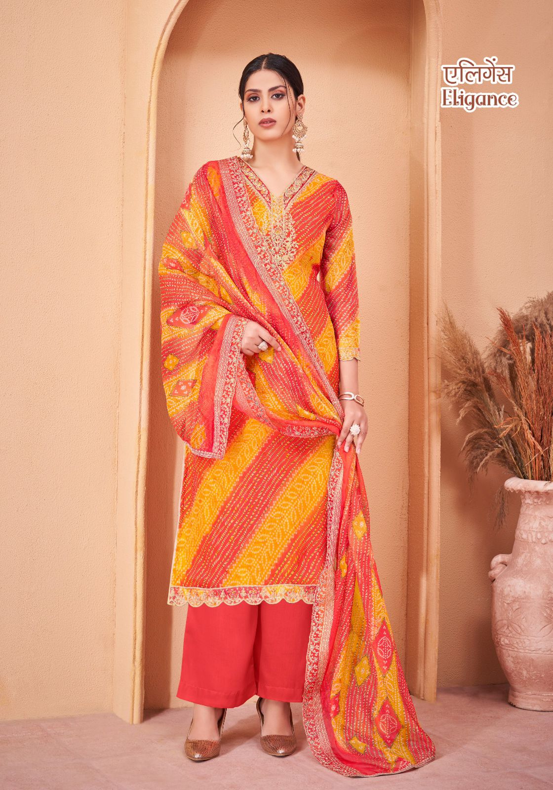 Eligance Alok Organza Pant Style Suits