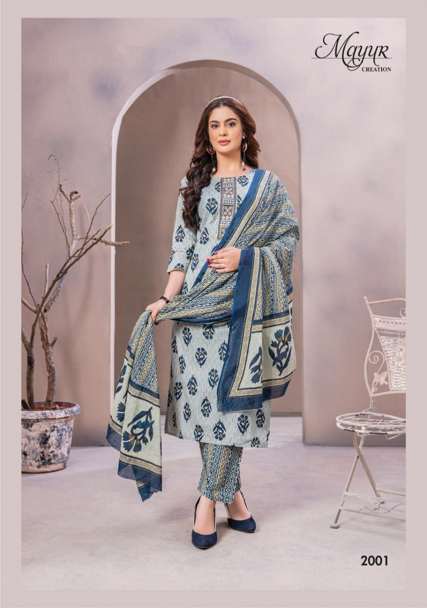 Elegance Vol 2 Mayur Creation Cotton Dress Material – Kavya Style Plus