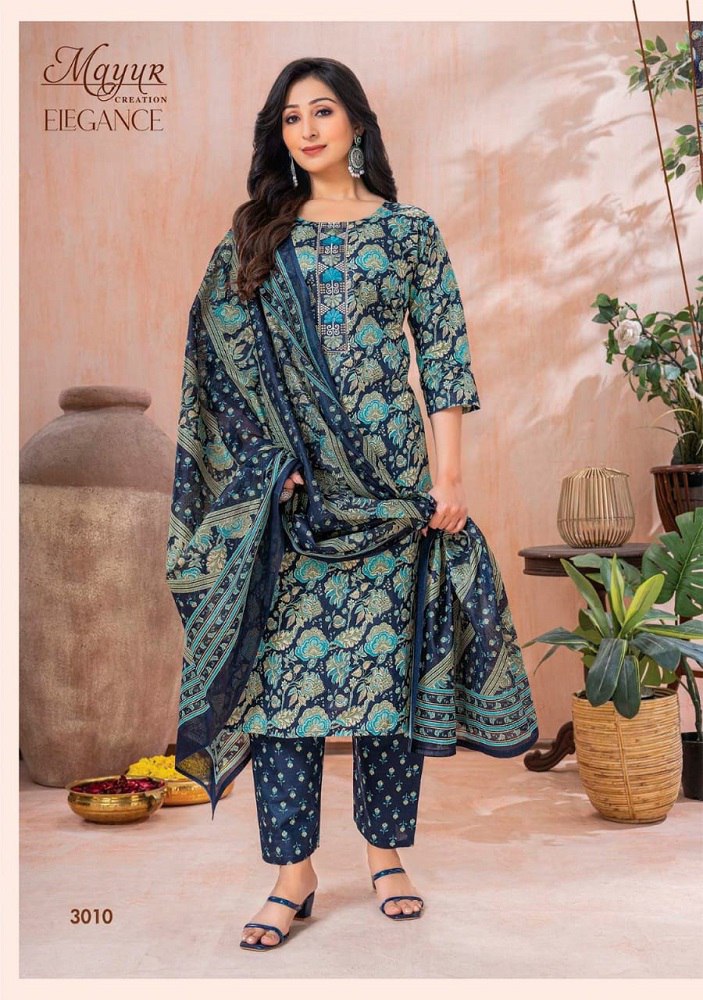 Buy Mayur Rang Rasiya Vol 4 Daily Wear Pure Cotton Printed Dress Materials.