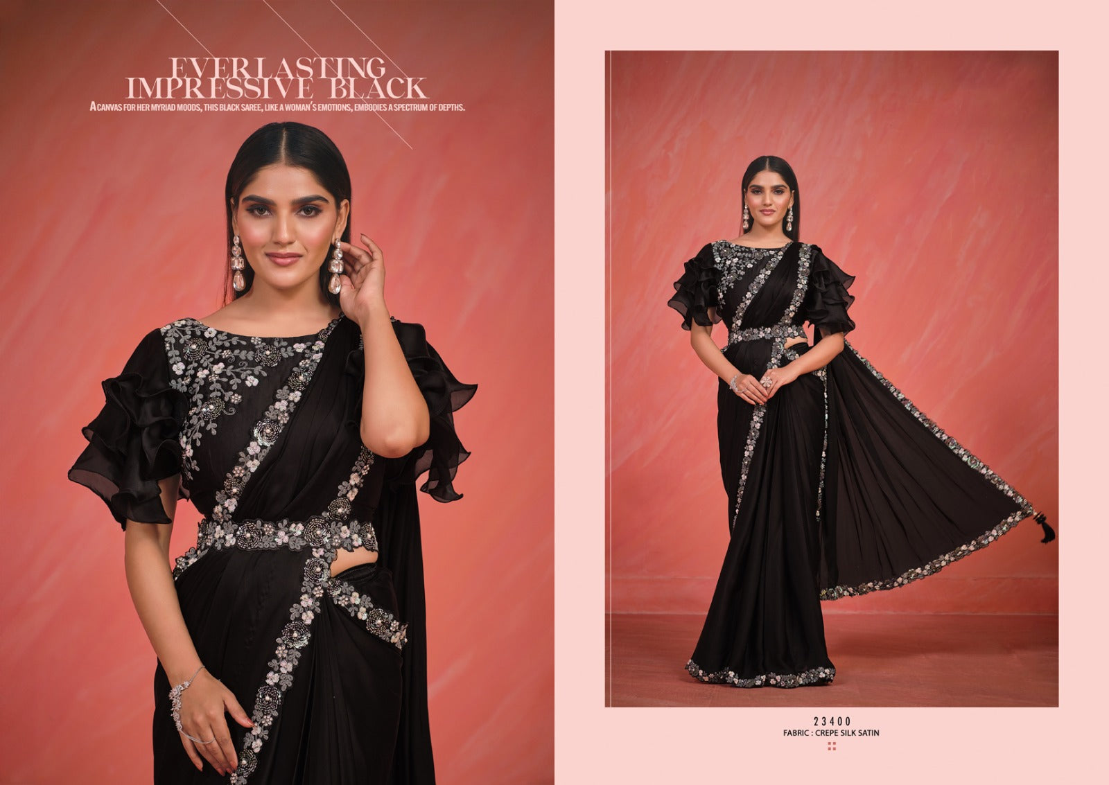 Elegancia-New Mahotsav Silk Satin Sarees
