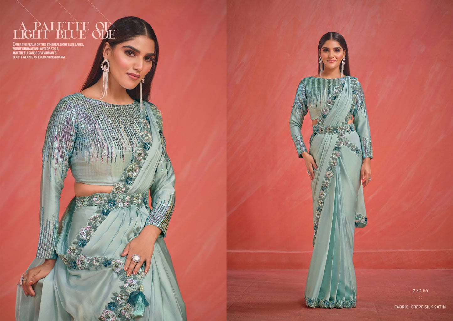 Elegancia-New Mahotsav Silk Satin Sarees
