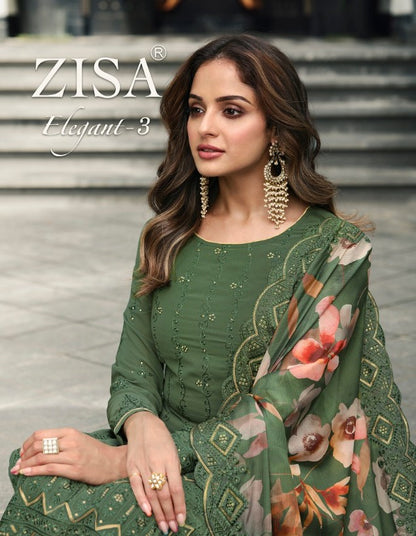 Elegant Vol 3 Zisa Georgette Pant Style Suits