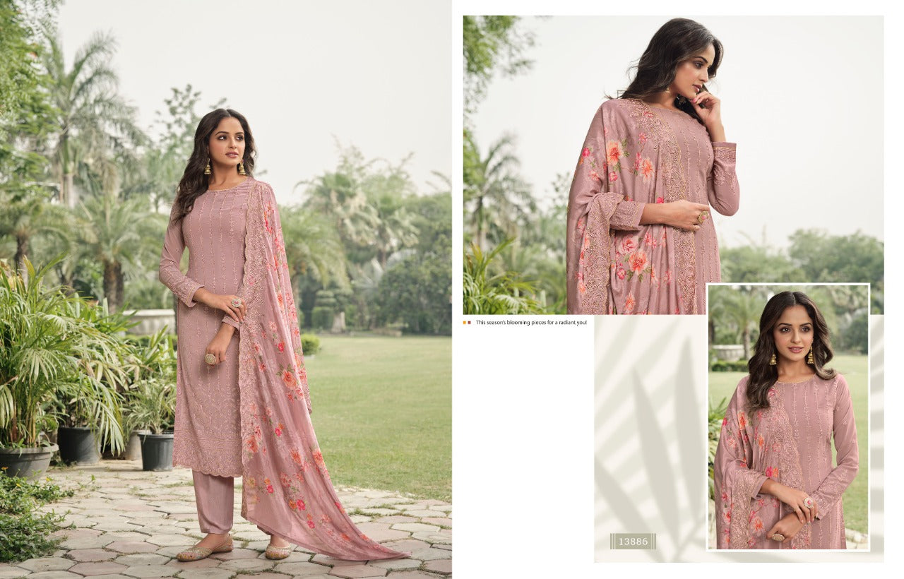 Elegant Vol 3 Zisa Georgette Pant Style Suits