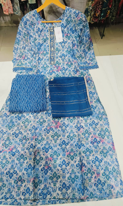 Eliza-1502 Dveeja Fashion Modal Chanderi Readymade Pant Style Suits