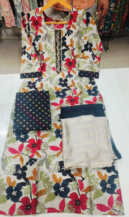 Eliza-1502 Dveeja Fashion Modal Chanderi Readymade Pant Style Suits