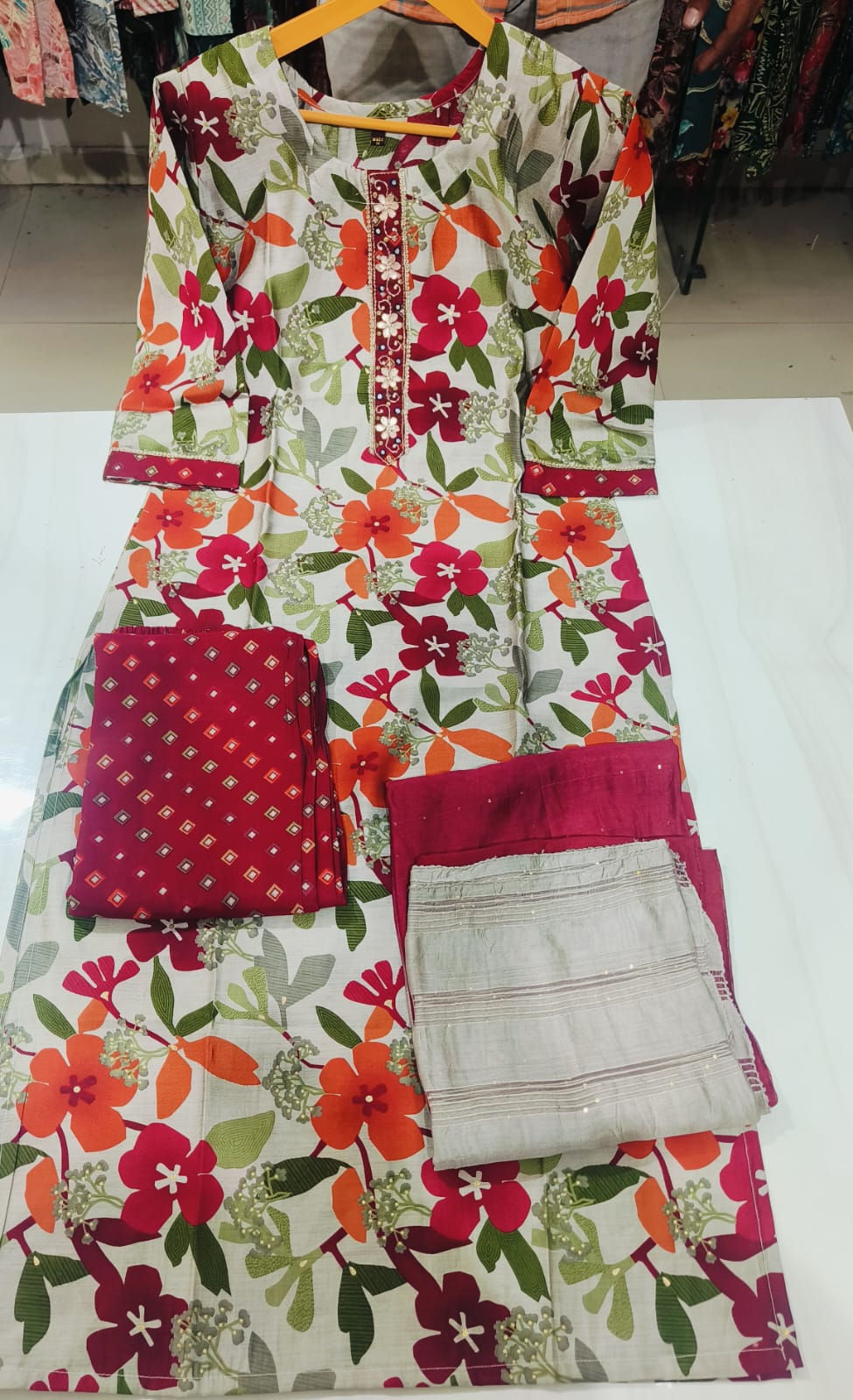 Eliza-1502 Dveeja Fashion Modal Chanderi Readymade Pant Style Suits