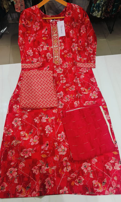 Eliza-1502 Dveeja Fashion Modal Chanderi Readymade Pant Style Suits